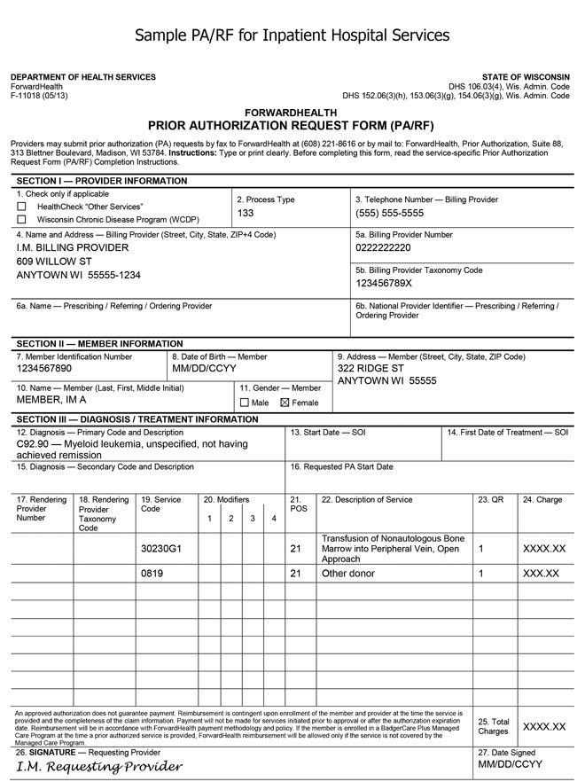 Pa Rasp Form Print