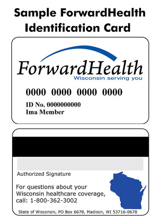 Sample ForwardHealth Card